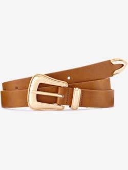 Ceinture hanches ceinture au look cowboy tendance, couleur marron, taille 90, marque LASCANA - helline