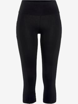 Legging corsaire superbe caleçon court en coton, couleur noir, taille 58/60, marque Vivance - helline