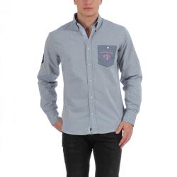 Chemise avec poche contrastée Rugby
