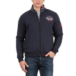 Sweat zippé bleu Aventure