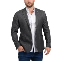 Veste de costume d\'hiver grise