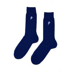 Chaussettes bleu homme