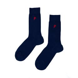Chaussettes homme bleu marine