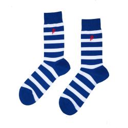 Chaussettes rugby bleu marine