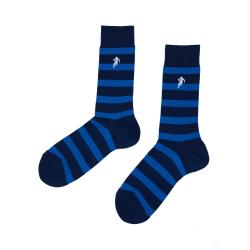 Chaussettes club bleu et noir