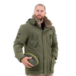 Parka unie kaki