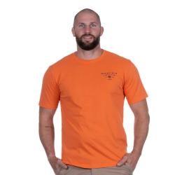 T-shirt Ruckfield flowers of rugby orange