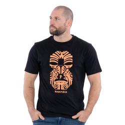 T-shirt noir maori Ruckfield
