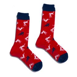 Chaussettes de Noël rouges
