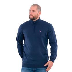 Pull Camionneur Ruckfield laine Mérinos marine