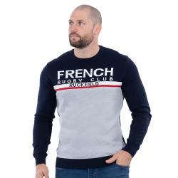 Pull French Rugby Club Ruckfield bleu marine