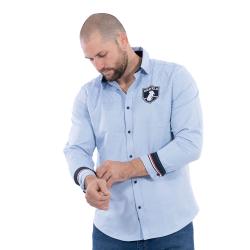 Chemise Ruckfield à manches longues French Rugby Club bleu