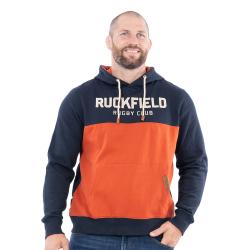 Sweat à capuche Ruckfield rugby d\'Automne bicolore