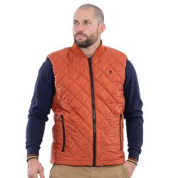 Doudoune sans manches réversible Ruckfield rugby d\'Automne rouille
