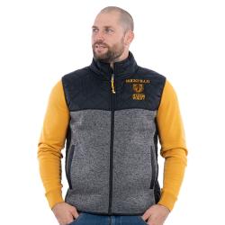 Polaire sans manches Ruckfield bi-matière noire