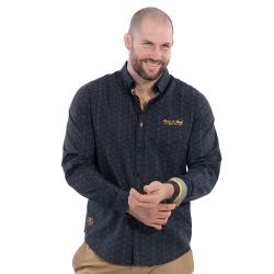 Chemise Ruckfield à manches longues Maison de Rugby noire