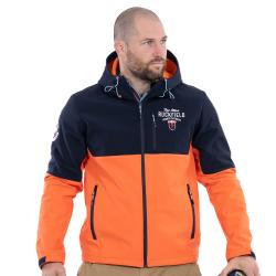 Softshell à capuche Ruckfield Rugby Camp orange