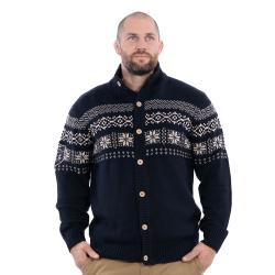 Cardigan à boutons Ruckfield Rugby Camp bleu marine