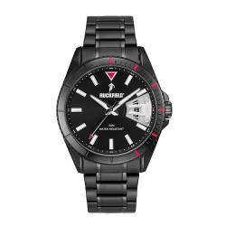 Montre homme acier noir étanche