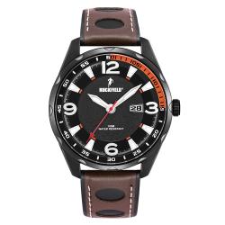 Montre sport vintage bracelet en cuir