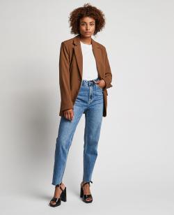 Jean straight taille haute Femme - Couleur bleu - Taille 42 - Jean Femme - PIMKIE
