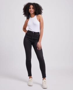 Jean skinny taille haute Femme - Couleur noir - Taille 32 - Jean Femme - PIMKIE