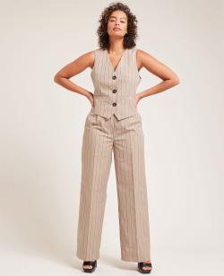 Pantalon wide leg Femme - Couleur blanc - Taille 34 - Femme - PIMKIE