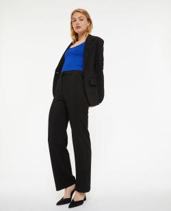 Pantalon de costume droit Femme - Couleur noir - Taille 38 - Pantalon Femme - PIMKIE