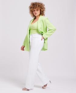 Jean large uni Femme - Couleur blanc - Taille 34 - Jean Femme - PIMKIE