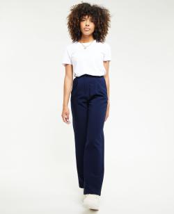 Pantalon droit city Femme - Couleur bleu - Taille 32 - Pantalon Femme - PIMKIE