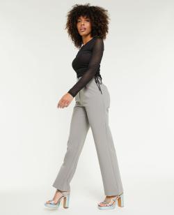 Pantalon droit city Femme - Couleur gris - Taille 42 - Pantalon Femme - PIMKIE