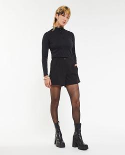 Short avec pinces Femme - Couleur noir - Taille 40 - Short Femme - PIMKIE