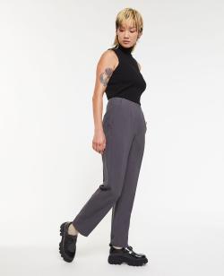Pantalon cigarette Femme - Couleur gris - Taille 40 - Pantalon Femme - PIMKIE