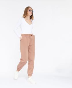 Pantalon de jogging en molleton Femme - Couleur marron - Taille XS - Pantalon Femme - PIMKIE