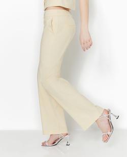 Pantalon droit taille basse Femme - Couleur marron - Taille 42 - Pantalon Femme - PIMKIE