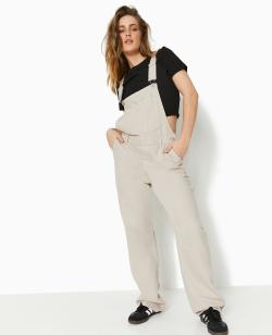 Salopette en jean souple Femme - Couleur marron - Taille 44 - Combinaison et Salopette Femme - PIMKIE