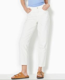 Jean mom taille haute Femme - Couleur blanc - Taille 34 - Jean Femme - PIMKIE