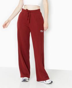 Pantalon de jogging droit avec broderie Femme - Couleur rouge - Taille S - Pantalon Femme - PIMKIE