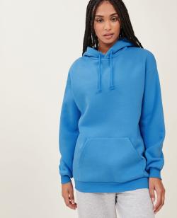 Sweat capuche oversize Femme - Couleur bleu - Taille XS - Sweat Femme - PIMKIE