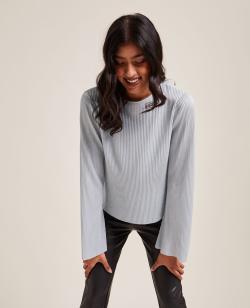 Top effet plissé Femme - Couleur noir - Taille XS - T-shirt et Top Femme - PIMKIE