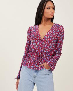 Blouse en tissu fluide Femme - Couleur rose - Taille XS - Blouse et Chemise Femme - PIMKIE