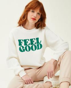 Sweat col rond Femme - Couleur blanc - Taille S - Sweat Femme - PIMKIE
