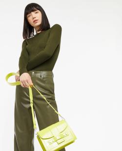 Pull en maille col rond Femme - Couleur vert - Taille XS - Pull et Gilet Femme - PIMKIE