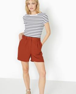 T-shirt ajusté rayé Femme - Couleur noir - Taille S - T-shirt et Top Femme - PIMKIE