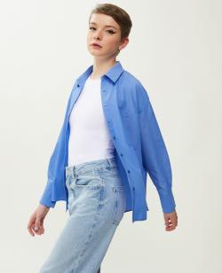 Chemise manches longues Femme - Couleur bleu - Taille S - Blouse et Chemise Femme - PIMKIE