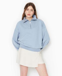 Jupe-short en tissu effet lin rustique Femme - Couleur blanc - Taille 38 - Jupe Femme - PIMKIE