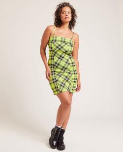 Robe courte à bretelles Femme - Couleur vert - Taille M - Robe Femme - PIMKIE