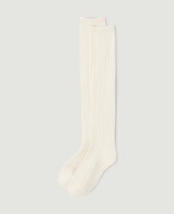 Chaussettes hautes maille fantaisie