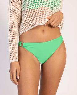 Bas de maillot culotte avec anneau Femme - Couleur vert - Taille 36 - Maillot de bain Femme - PIMKIE