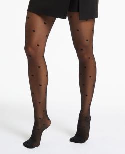 Collants push up cœurs